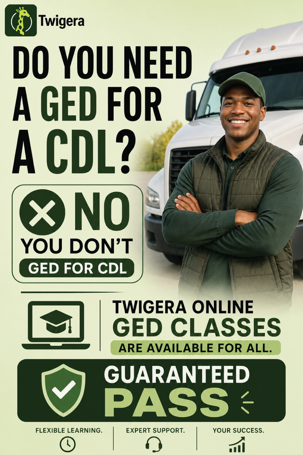Pin: Do You Need a GED for a CDL? Federal Rule + Reality