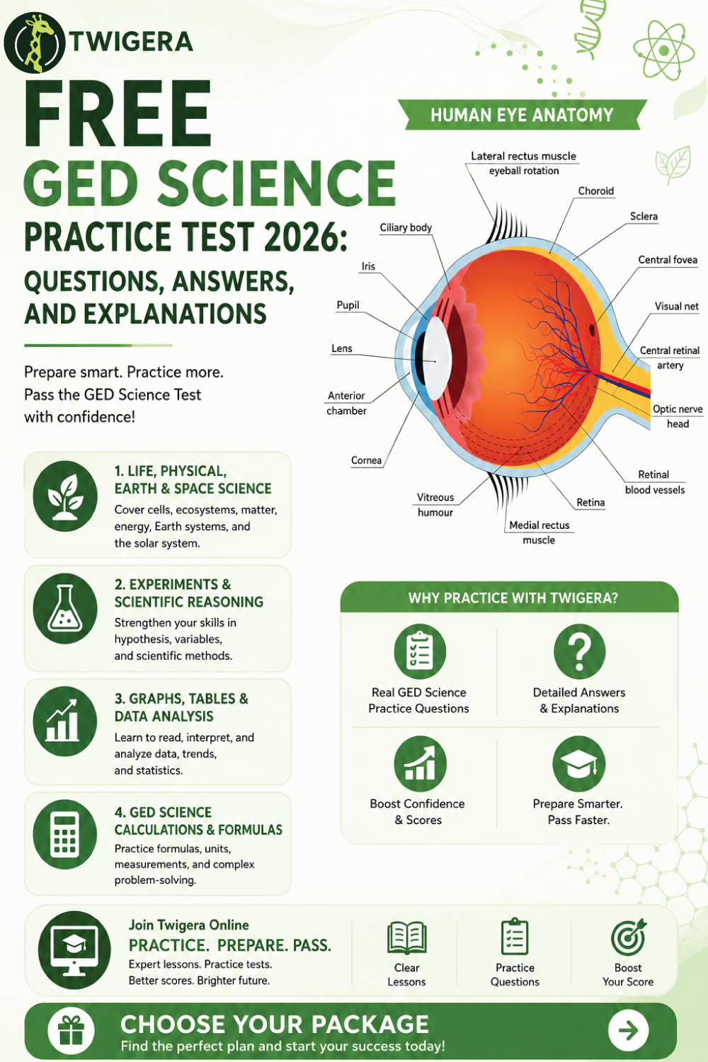 Pin: Free GED Science Practice Test 2026: 15 Questions