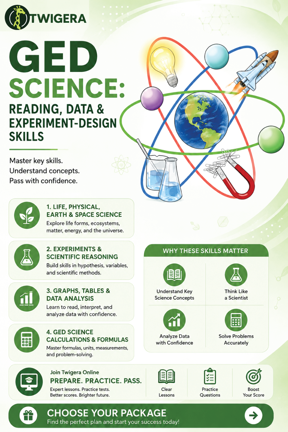 Pin: GED Science Reading 2026: Data and Experiment Design