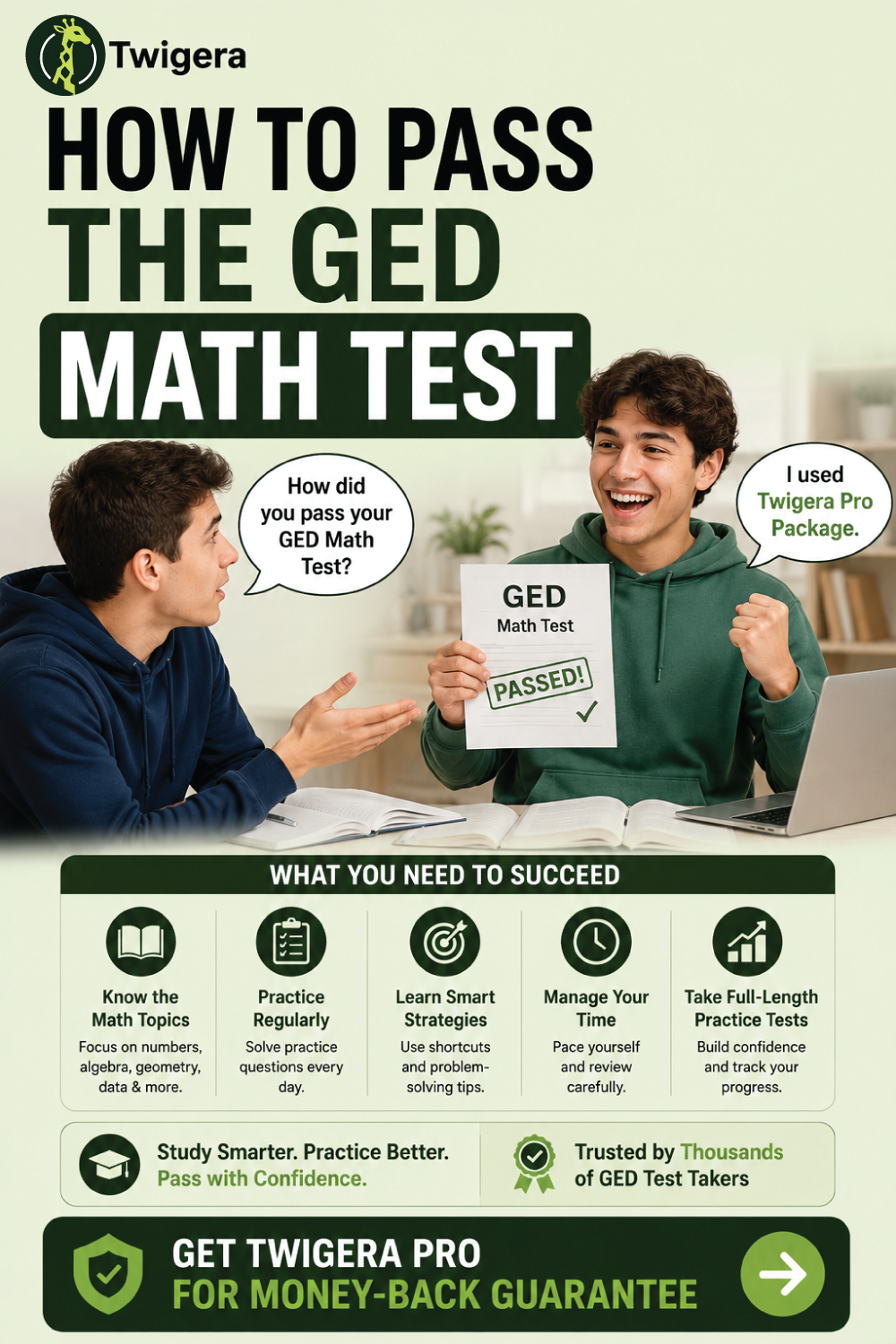 Pin: How to Pass the GED Math Test in 2026: 6-Step Plan